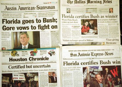 Bush is Elected President