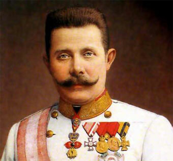 Asesinato del archiduque Francisco Fernando.