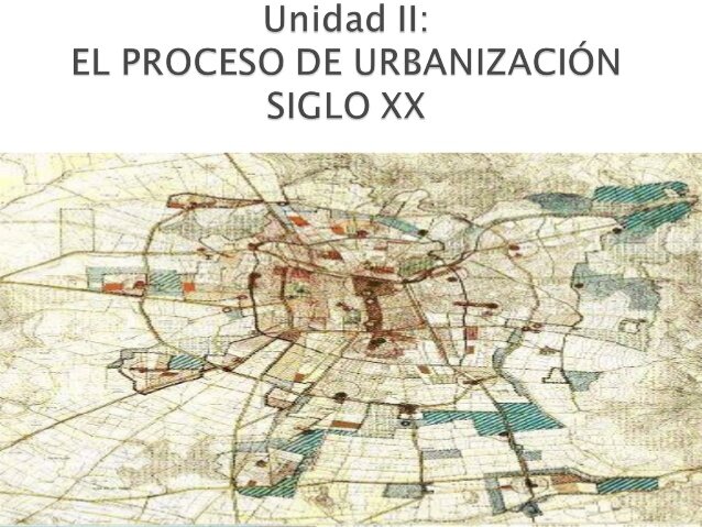 Proceso de Urbanizacion