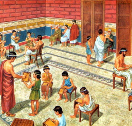 Los niños en la antigua Grecia