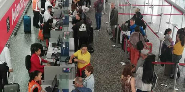 AEROPUERTOS COLOMBIANOS MOVILIZARON 267 MIL PASAJEROS
