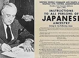 Executive order 9066 is signed into law by President Franklin D. Roosevelt