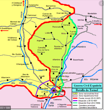 Ofensives de Terol i arribada al Mediterrani