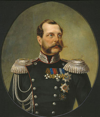 Comienza el reinado del Zar Alejandro II