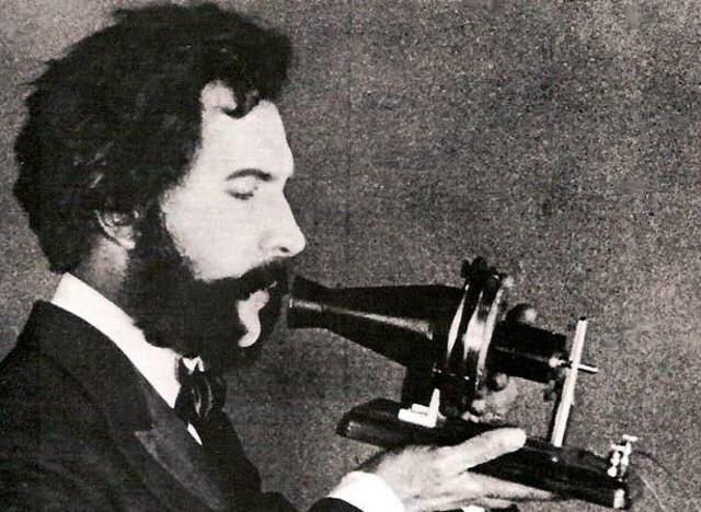 Es patenta el telèfon electromagnètic per Alexander Graham Bell