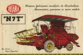 Combine Harvesters start being developed for commercial use.