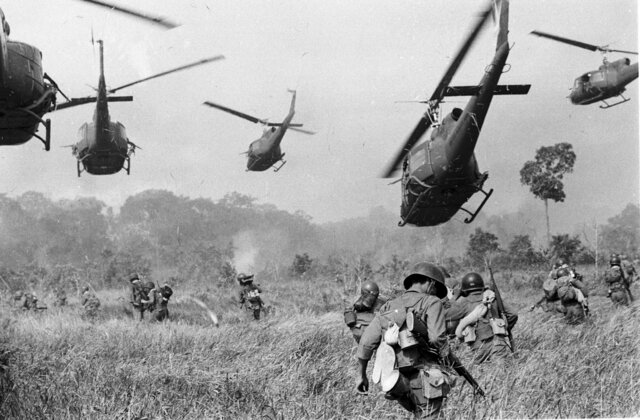 U.S. land in south Vietnam