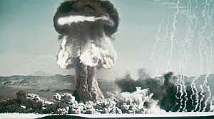 The first atomic bomb exploded