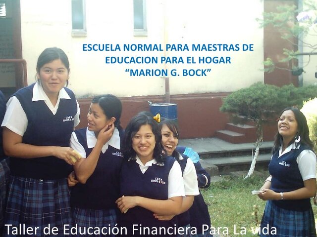 ESCUELA DE EDUCACIÓN PARA EL HOGAR "MARIANO G. BOCK"