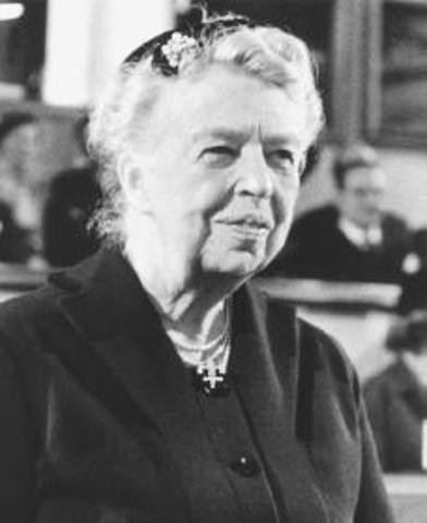 Eleanor Roosevelt was born