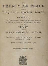 Treaty of Versailles is signed