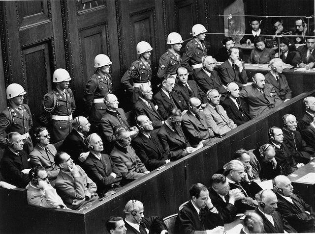 1945 - Nuremberg Trials - prosecute Nazi war criminals