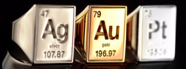 Oro, platino y plata