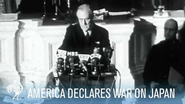 United States Declares War on Japan