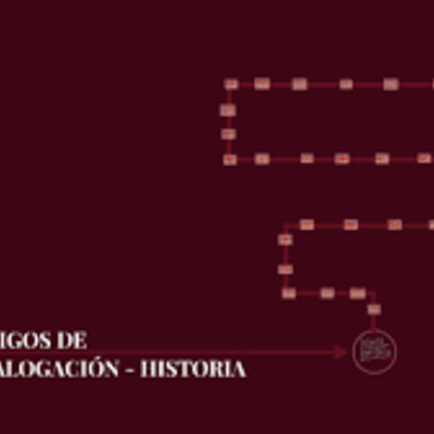 Timeline: Desarrollo de códigos de catalogación