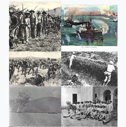 1898 - Independencia de Cuba.  Guerra entre Estados Unidos y España.