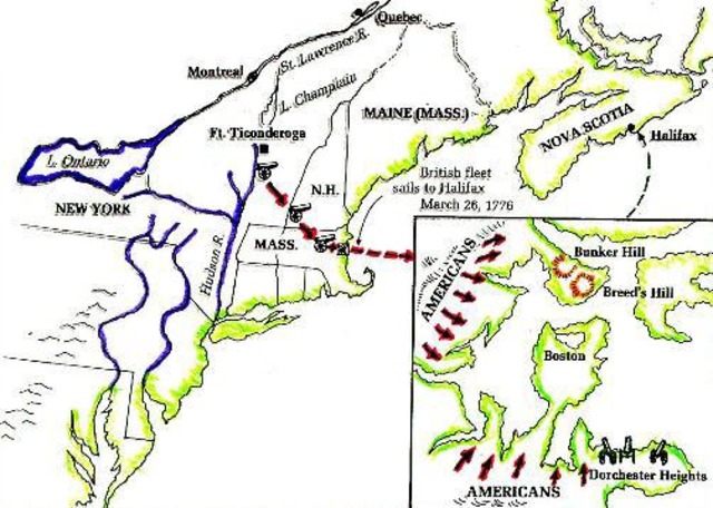 The Evacuation of the British from Boston