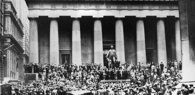Crack de la bolsa de NY: inicio de una crisis económica mundial
