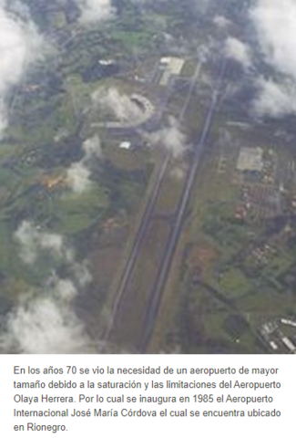 AEROPUERTO JOSE MARIA CORDOVA