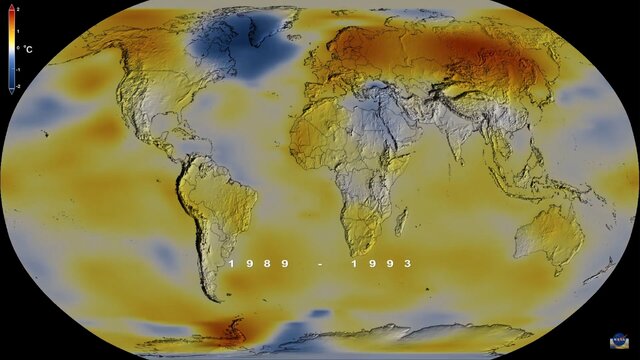 Temperatura Global 1981 - 1985