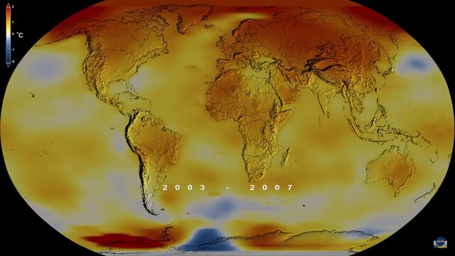 Temperatura Global 2003 - 2007