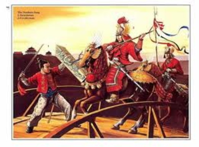 The Han state is conquered by the Qin state.