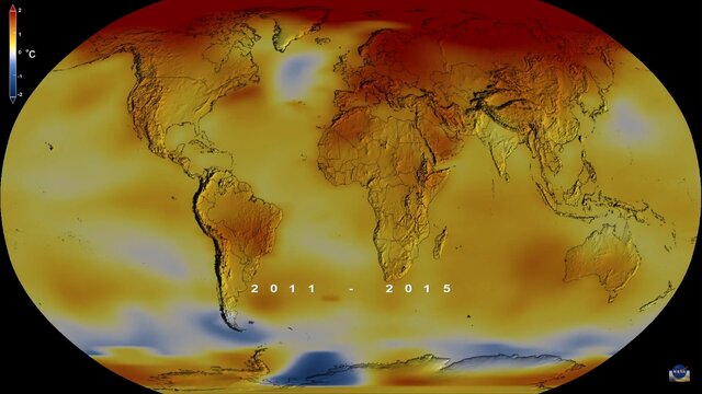 Temperatura Global 2011 - 2015