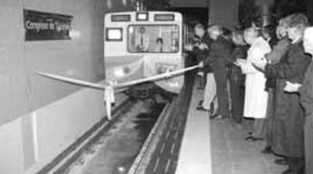 Inauguración de la linea A