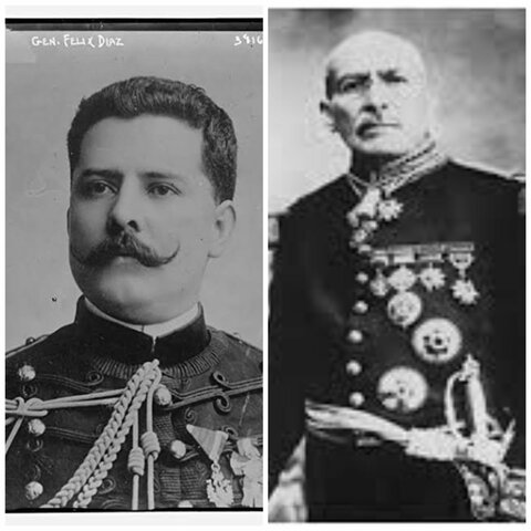 Victoriano Huerta y Félix Diaz