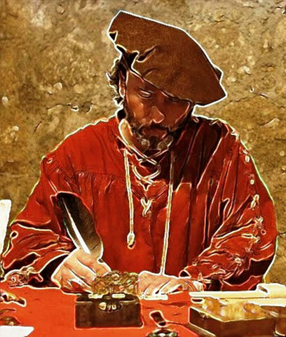 LA CONQUISTA (1517-1521). Escribano