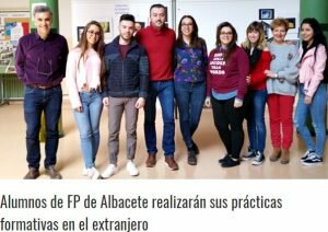 Alumnos de FP de Albacete realizarán sus prácticas formativas en el extranjero
