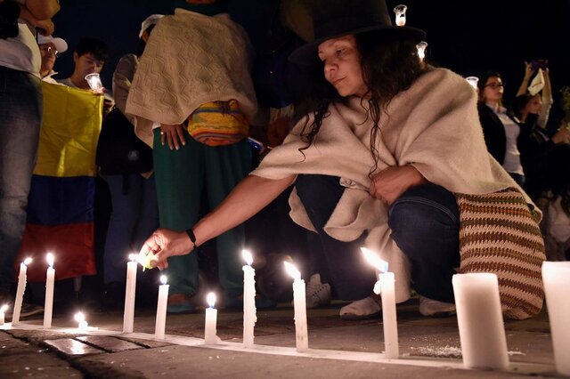 Colombianos marcha por la paz (2016)