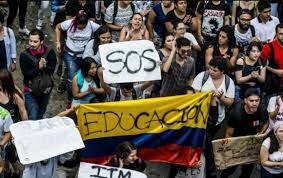 Paro nacional universitario en Colombia  2018