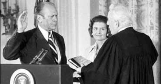 Gerald Ford Inaugurated President