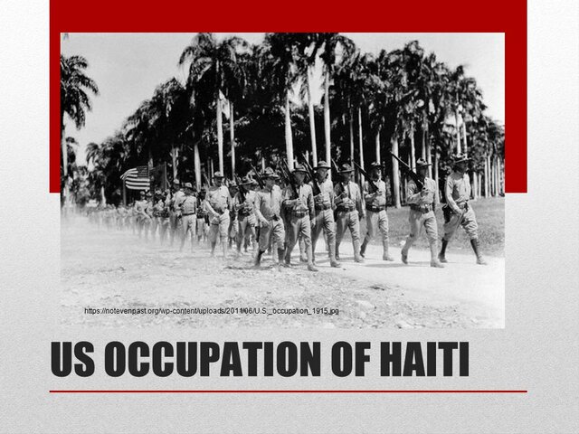 Occupation d'Haïti par les États-Unis