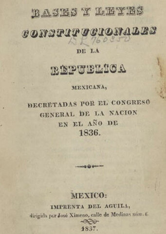 Las 7 Leyes de 1836