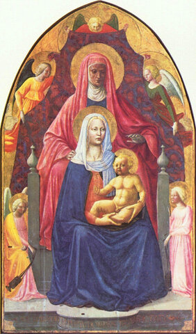 Sant'Anna Metterza, Masaccio