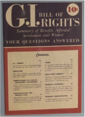 The G.I. Bill of Rights.
