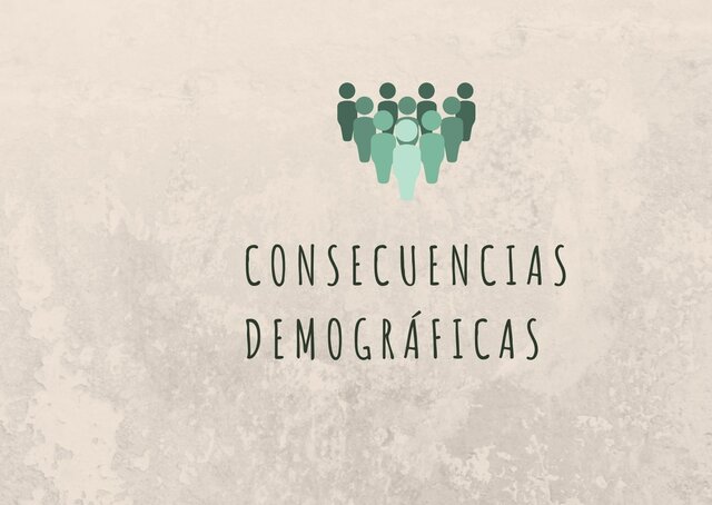 Consecuencias demográficas.