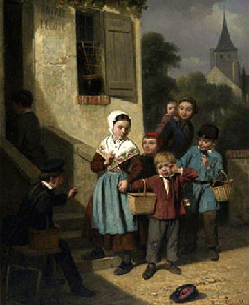 El niño en la Cultura Antigua Occidental en los años 400.