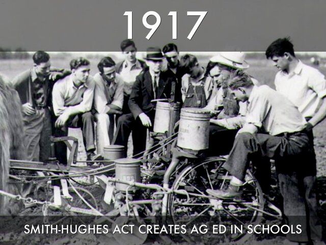 Smith Hughes Act of 1917