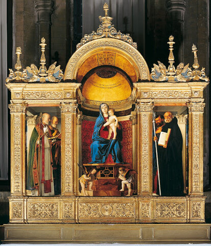 Madonna col Bambino e Santi, Giovanni Bellini