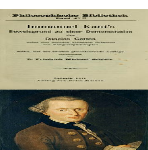 IMMANUEL KANT