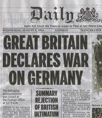 Great Britain and France declare war on Germany