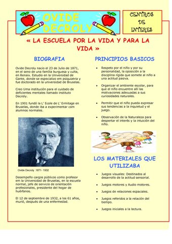 Ovide Decroly (Escuela Nueva)