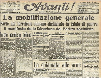 Mussolini Began Work as Editor for the Socialist Party Newspaper Avanti