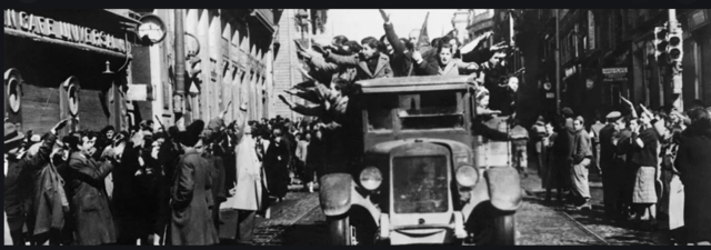 Las tropas nacionales entran en Madrid sin resistencia