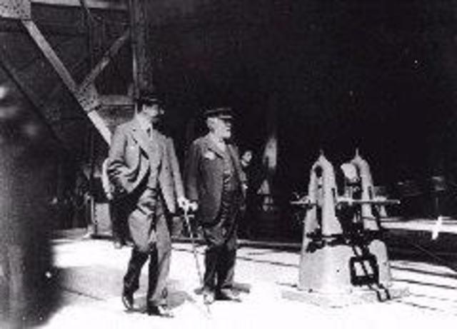 J. Bruce Ismay and Lord Pirrie talk about...