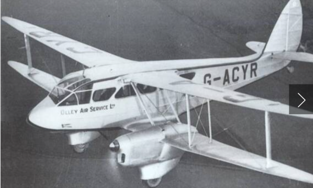 Franco sale de Canarias a Tetuán en el Dragón Rapide