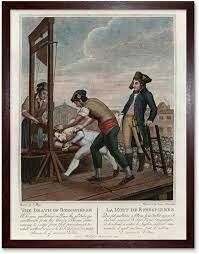 Robespierre Guillotined.